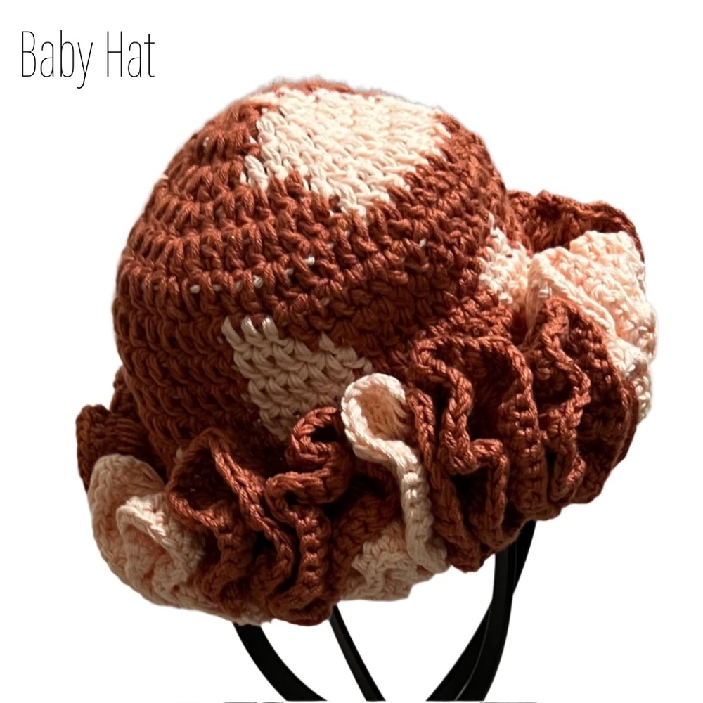 ThreadsByHannah Handmade Mommy and Me Hats Ruffle Set - Picture 6 of 14